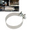 Collier d'échappement universel 4 po 304/Carbone argenté 16