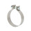 Collier d'échappement universel 4 po 304/Carbone argenté 2