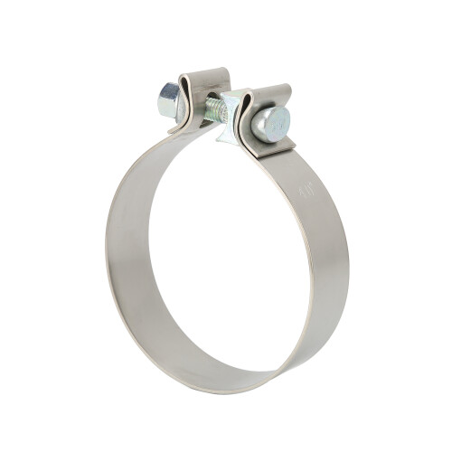 Collier d'échappement universel 4 po 304/Carbone argenté 1