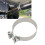 Collier d'échappement universel 4 po 304/Carbone argenté 14