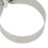 Collier d'échappement universel 4 po 304/Carbone argenté 9