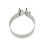 Collier d'échappement universel 4 po 304/Carbone argenté 13
