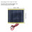 Panel solar de polisilicio 5W 19.7x21.8 cm 12V 8