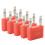 5 pièces de connecteurs banane à double rangée 4mm rouge 32A 13