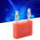 5 pièces de connecteurs banane à double rangée 4mm rouge 32A 1