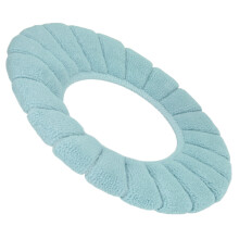 Funda para asiento de inodoro verde, lavable y gruesa, 31x31 cm