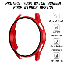 GT3 46mm Custodia a copertura totale con vetro temperato per lo schermo Rosso