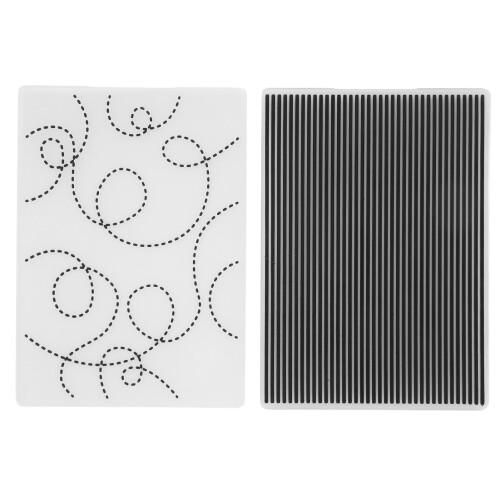 Plastic Embossing Folders DIY Craft Embossed Design Embossing Template for Card Scrapbooking Invitation Envelope 1