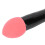 Pennello per blush a doppia testa in ABS, rosso rosa - morbido e soffice 4
