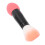 Pennello per blush a doppia testa in ABS, rosso rosa - morbido e soffice 9