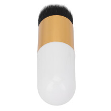 Makeup-Pinsel für Foundation und Rouge – Flüssig-, Puder- und Verschmelztechniken, 15 cm, Weißgold