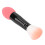 Pennello per blush a doppia testa in ABS, rosso rosa - morbido e soffice 13