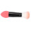 Pennello per blush a doppia testa in ABS, rosso rosa - morbido e soffice 15