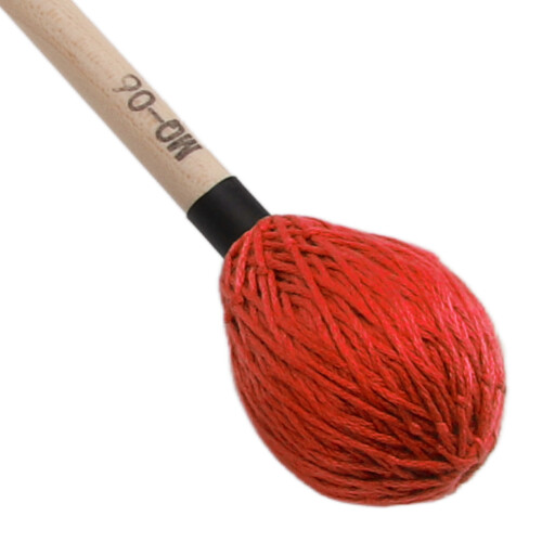 MQ-06 Maillets de marimba rouges, 1 paire, laine de dureté moyenne 2