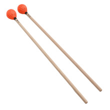 1 paire MQ‑06Orange maillets de marimba en laine moyenne