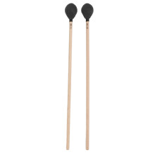 MQ‑06Black 1 paire de maillets de marimba en laine de dureté moyenne