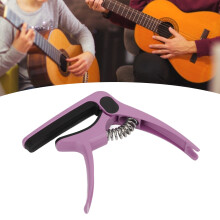 Portaplettri viola in metallo per capotasto e strumento di regolazione del tono