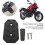 CB500X 2017-2020 Estensione del pedale in alluminio CNC nera 11