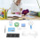 Kit completo di impronte digitali per bambini, in plastica, 8+ 8