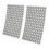 2 Pcs Embossing Folders Embossing Template Multipurpose DIY Paper Craft Plastic Bump Embossing Template Print Folders 14