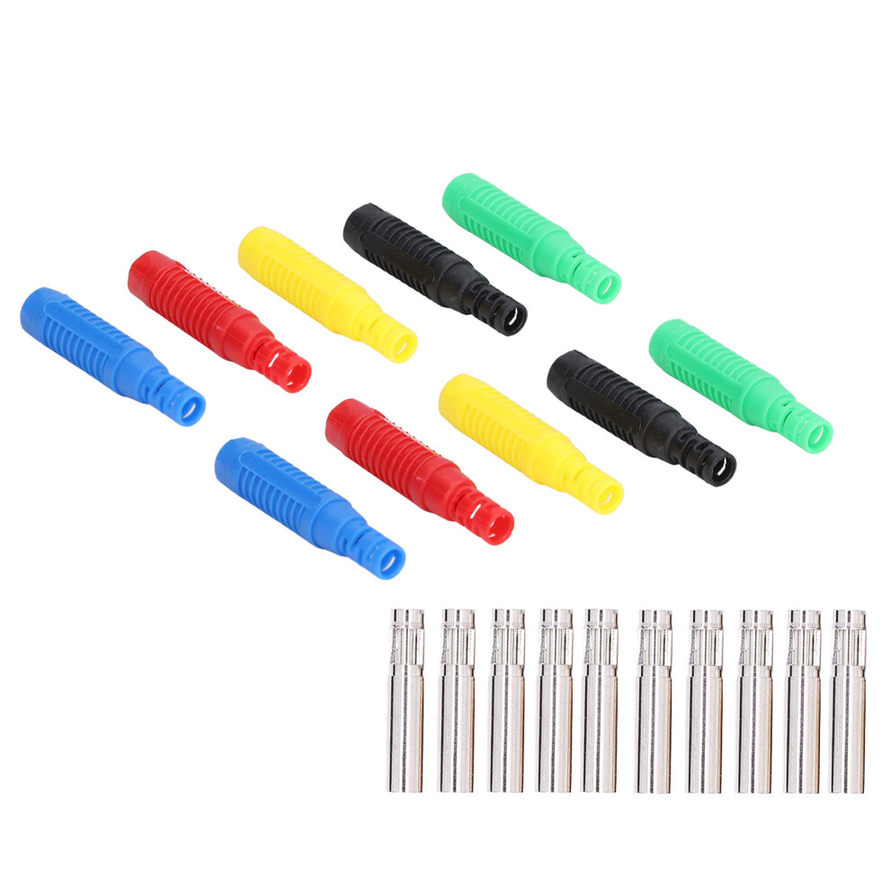 10Set Banana Plug Strong Connectivity Good Electrical Conductivity Lantern Banana Socket For Electronics Computers 6901321723859
