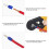 HX0100816 2000 piezas kit de ferrules 8-12 mm Azul/Verde 7