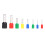 HX0100816 2000 piezas kit de ferrules 8-12 mm Azul/Verde 6