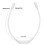Luz de cuello USB 4LED 1000mAh 55x220x140mm Blanco 10