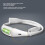 Luz de cuello USB 4LED 1000mAh 55x220x140mm Blanco 12