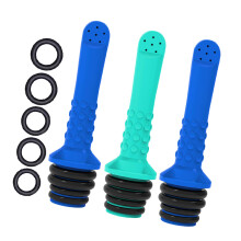 Juego de 3 bidés portátiles, boquilla de 21-25mm, azul/verde