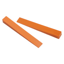 2 pièces de cales en caoutchouc pour l'accordage du piano, orange