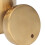 Porte-cure-dents en acier inoxydable doré, de 5,5  8 cm 3