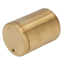 Porta stuzzicadenti in acciaio inossidabile dorato 5,5x8cm 144g