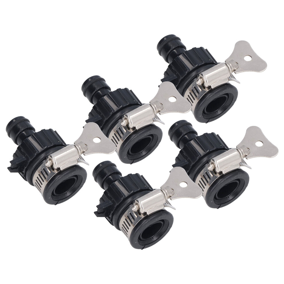 5Pcs Faucet Tap Connector Adapter Mixer Clamp Universal Garden Kitchen Hose Pipe Fit 14Â24Mm 5031321724028