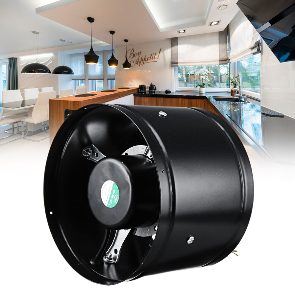 8 Inch Duct Fan Low Noise Exhaust Fans For Kitchen Garage Bathroom Ventilation Blower 4001321727740