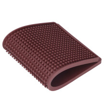 Tappetino in silicone resistente da bar, idoneo al contatto con alimenti, resistente al calore, antiscivolo, marrone caffè, 30 cm
