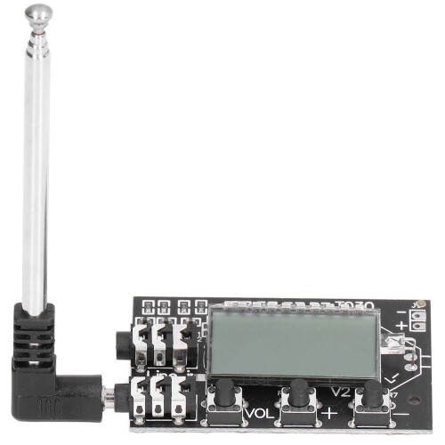 Placa transmisora FM LCD de 2 canales 76-108MHz 1