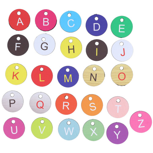 26 pezzi di etichette numerate per alveare in ABS, 3,5 cm, 26 colori. 1