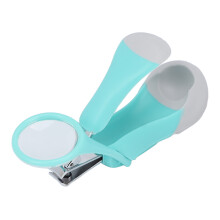 Cortaúñas Zoom 8,0 cm Verde Gris Lupa