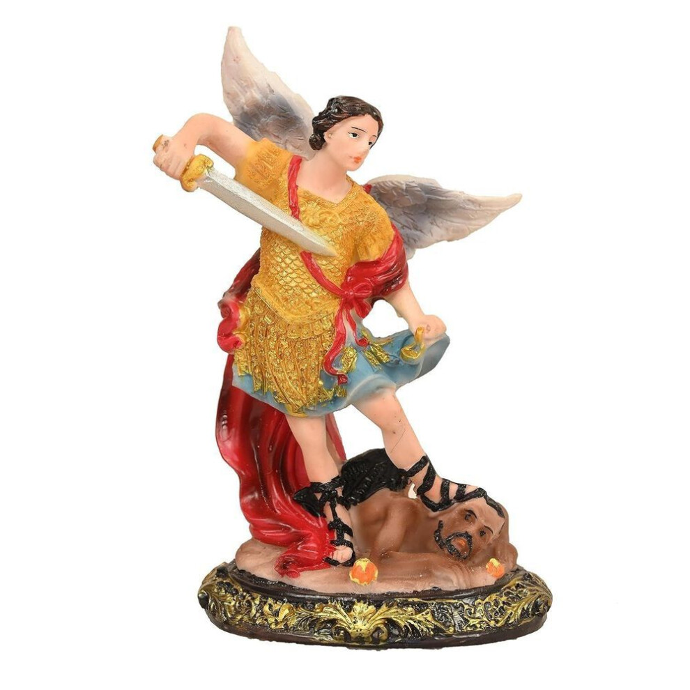 New Resin St Michael The Archangel Idol Perfect For Home | Office | Prayer Room | Gifting & Decoration