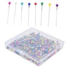 600 piezas de alfileres de costura de 38 mm, multicolores y duraderos