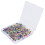 600 pezzi di spilli da cucito da 38 mm multicolori resistenti 15
