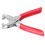 Set di pinze per occhielli, 100 pezzi, 4 mm, metallo 6