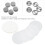 Pellicola per badge 100 pezzi PVC trasparente 25 mm protezione 11