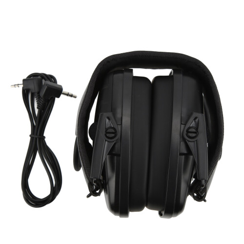 Protector auditivo profesional para caza 347g negro 3.5mm 1