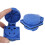 Conector industrial oculto de 5 pines azul y blanco 9