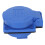 Conector industrial oculto de 5 pines azul y blanco 16