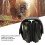 Protecteur auditif de chasse professionnel 347g Noir/Vert 7