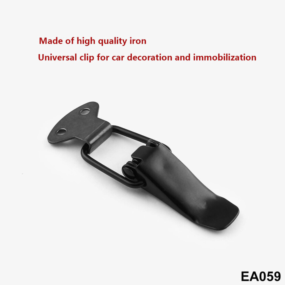 2 Set Car Bumper Security Hook Lock Clips Universal Quick Release Hook Clips For Automobile Repacking 9341321729968