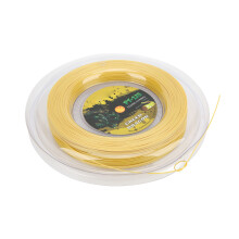200m Gelber Polyester-Tennissaite – 1,25mm, langlebiger, steifer Schlägerdraht
